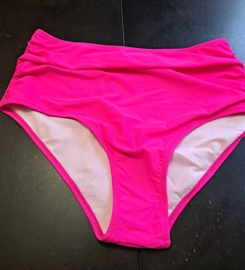 Bright Pink Bikini Bottoms  Size M